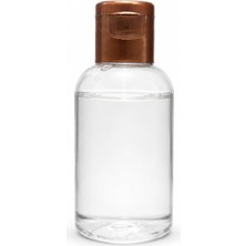 Store 50 Adet 50 ml Boş Plastik Şişe OM61 Bronz Kapak