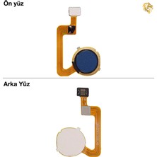 Arsking Xiaomi Redmi 12C Parmak Izi Filmi Mavi Parmak Izi Okuyucu Parmak Izi Sensörü Parmak Izi Tuşu Fingerprint