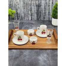 Store Akasya Kulplu Sunum Servis Tepsisi Tepsi 40 * 27CM