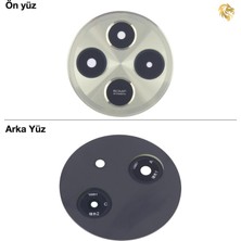 Arsking Xiaomi Redmi 14C Kamera Lensi Full Yeşil Kamera Camı Çerçeveli Kamera Lens Kapağı Kamera Çerçevesi