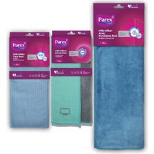 Parex Araç 3'lü, Cam ve Ekran Mikrofiber Bez Seti