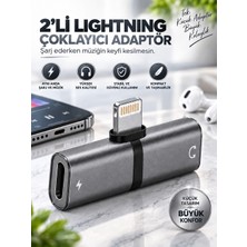 IPHONE Lıghtnıng 2’li Çoklayıcı – Şarj ve Kulaklık Için Çift Lıghtnıng Dönüştürücü Adaptör