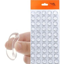 Store Yapışkanlı Cam Tutucu Şeffaf 10 mm 50'li Mobilya Raf Ses Tutucu