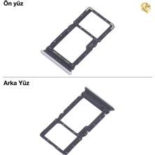 Arsking Xiaomi Redmi 15 Sim Tepsisi Çiftli Gümüş Çift Hatlı Dual Sim Sim Yeri Sim Kızağı Sim Kart Yuvası