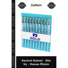 Carlburn Özel Üretim LED Işıklı Klemens Çelik Uç 110V 250V Priz Şeffaf Kontrol Kalemi Düz Uç Hassas Ölçüm