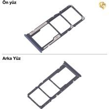Arsking Xiaomi Redmi 14C Sim Tepsisi Çiftli Mavi Çift Hatlı Dual Sim Sim Yeri Sim Kızağı Sim Kart Yuvası