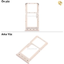 Arsking Xiaomi Redmi 6 : 6A Sim Tepsisi Çiftli Altın Çift Hatlı Dual Sim Sim Yeri Sim Kızağı Sim Kart Yuvası