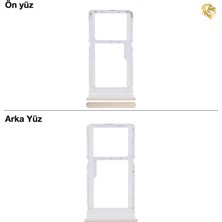 Arsking Xiaomi Redmi 13 Sim Tepsisi Çiftli Altın Çift Hatlı Dual Sim Sim Yeri Sim Kızağı Sim Kart Yuvası
