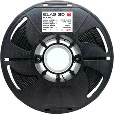 Elas 3D Siyah Pla Pro 1kg Filament
