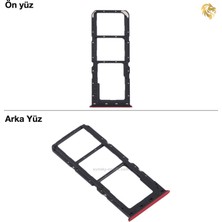 Arsking Oppo A91 Sim Tepsisi Çiftli Kırmızı Çift Hatlı Dual Sim Sim Yeri Sim Kızağı Sim Kart Yuvası