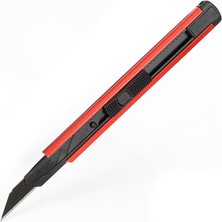 Store WP212020 9 mm Alüminyum Kasa Cep Askılı Maket Bıçağı, Kırmızı