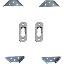 Store Metal Çok Amaçlı Köşe Birleştirme Aparat Pvc Ahşap Çerçeve Tablo Montaj Köşe Gönye Asma Aparat Askı