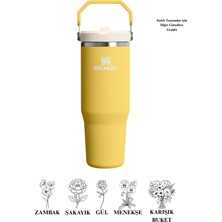 Kişiselleştirilebilir Stanley The Iceflow Flip Straw Pipetli Termos 0,89 L
