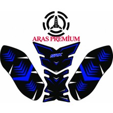Aras Reklam ve Moto Aksesuar Rks Srk 450 Ra 2025 Uyumlu Tank Pad Seti