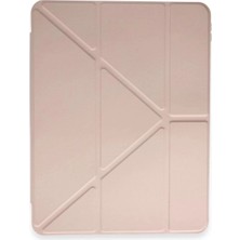 Marsilyan™- Huawei Matepad Air 11.5 Kılıf Kalemlikli Mars Tablet Kılıfı - Rose Gold