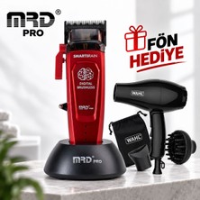 Mrd Pro HC90 Özel Kırmızı Renk Profesyonel Saç Sakal Tıraş Makinesi Hediyeli