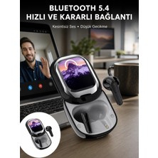 Pileli Store Enc Destekli Bluetooth 5.4 Kulaklık – Eq Ayarlı, Akıllı Kutulu