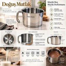 Doğuş Mutfak Indüksiyon Uyumlu Paslanmaz Çelik Sütlük Sosluk 14 cm