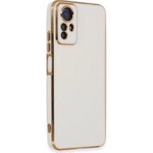 Pamukia Xiaomi Redmi Note 12S Kılıf Volet Silikon - Beyaz