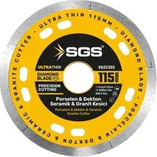 İbtaş SGS2305 - 115X1.1 mm Profesyonel Porselen Kesici Ultra Ince
