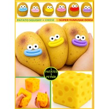 Oyuncak Sahili Squishy Patates Smushers Sukuşi ve Cheese Peynir 2 Ürün Yavaş Yükselir Stres Sebze Squishy Patato Gülen Yüz Sevimli Esnek Sukuşi Yumuşak Stres Sıkma Oyuncağı