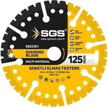 İbtaş SGS2361 - 125MM Çok Amaçlı Multı-Materıal Elmas Kesme Diski