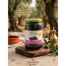 By Zeytunix Garden Zeytinyağlı Özel Seçme Doğal Siyah Zeytin 400 gr (İri Boy)