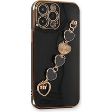 Edntrend Newface Iphone 14 Pro Kılıf Esila Silikon - Siyah