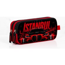 Omix Istanbul Spor Araba Model Çift Bölmeli Kalemlik