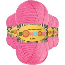 Pileli Store 5 Adet Lüks Patik Ipi Yünü Pembe 98230