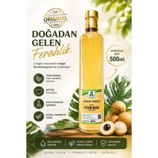 AKTARZANE Longan Meyvesi Longan Sirkesi Detoks Detox Etkili 500ML Doğal Sirke