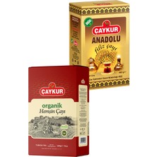 Çaykur Anadolu Filiz ve Organik Hemşin 400GR Hediyelik Çay Paketi