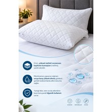 By Özce Tekstil Nonwoven Kapitone Yastık Alezi 2'li