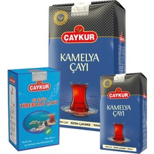 Çaykur Kamelya 500GR ve 1kg, 42 No Tirebolu 500GR Dökme Çay Paketi