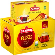 Çaykur Altın 25'li Bardak ve Rize 40'lı Demlik Poşet Çay Paketi