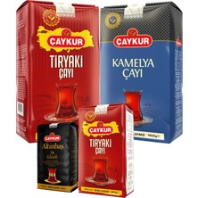 Çaykur Tiryaki 500GR ve 1kg, Kamelya 1kg, Altınbaş 200GR Dökme Çay Paketi