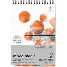 6694002 Karışık Medya Kağıdı Blokta - 30 Yaprak Dın A4, 250 G/m², Fsc, Asit Içermez, Optik