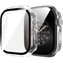Maks Technology Apple Watch 12 42MM Ekran Koruyucu Watch Gard Tam Koruma Ekran ve Kasa Koruyucu Maks Kapak