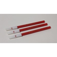 Faber-Castell Keçeli Kalem Kırmızı 3 Adet