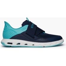 Strike Silvertip Strap Sneaker - Navy Lthr&textile W/blue