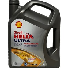 Shell Helix Ultra 5W-30 Pro Ag Tam Sentetik Motor Yağı 5 Litre