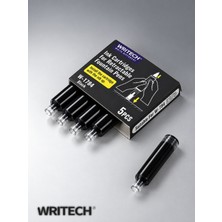 Writech Clictek Dolma Kalem Mürekkep Kartuşu  5'li Yedek Kartuş
