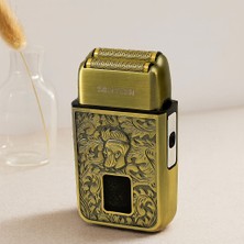 Sungur's Store USB Şarjlı 2in1 Seyahat Traş Makinesi LCD Ekranlı