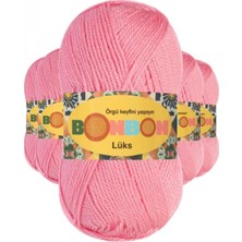 Pileli Store 5 Adet Lüks Patik Ipi Yünü Koyu Pembe 98298