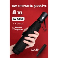 8 Tel Tam Otomatik Çanta Boy Şemsiye