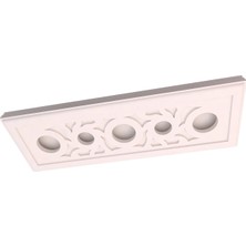 Motifpiyer Hazır Spotlu Tavan Paneli Matrix -Modern LED Uyumlu Tavan Göbeği/Rectangle-core