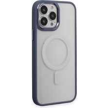 Edntrend Newface Iphone 15 Pro Max Kılıf Room Magneticsafe Silikon - Sierra Blue
