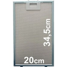 Silverline 3424.6.733.01 DAVLUMBAZ Alüminyum Yağ Filtresi Yıkanabilir Uzun Ömürlü Birebir Uyum 200X345