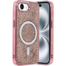 Marsilyan™-  Apple Iphone 16E Helen Magsafe Kapak - Pembe