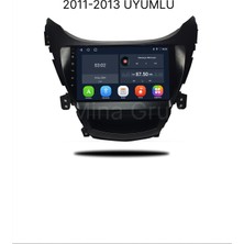 Zenitho Snp Serisi Hyundai Elantra 2011 ile 2014 Uyumlu 9 Inç Android Multimedya Sistemi 4-32 GB Hafıza Carplay Android Auto ve Geri Görüş Kamerası